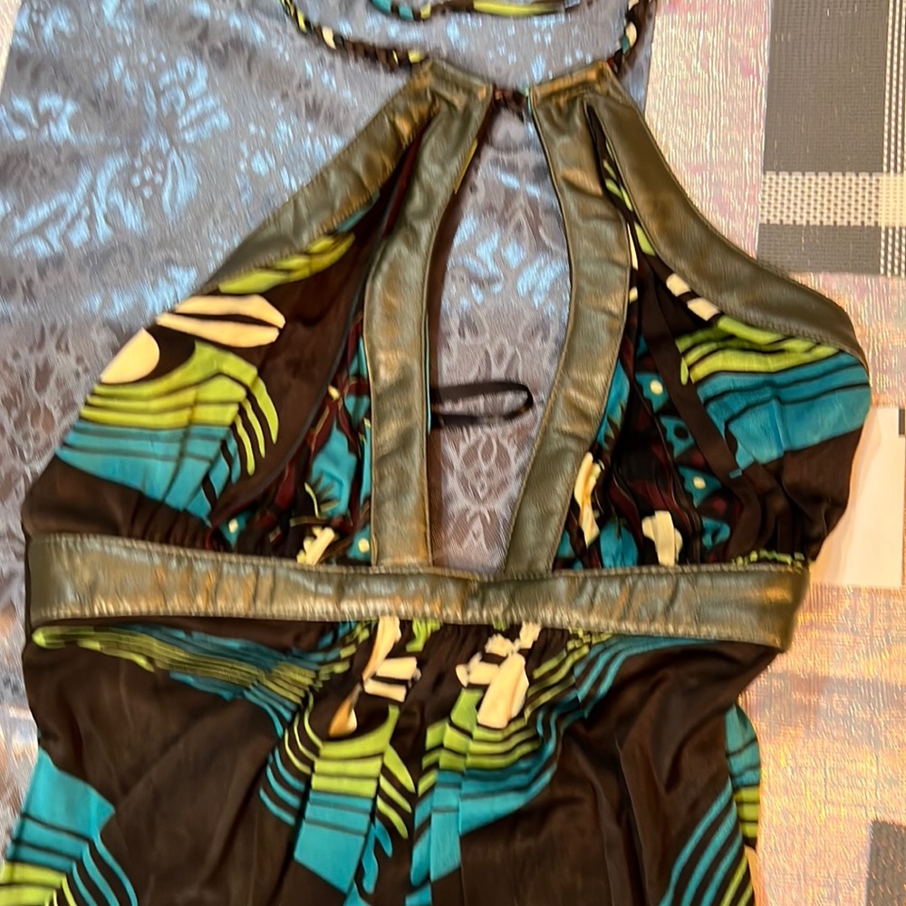 SKY dress 👗 size L Retro Halter Max